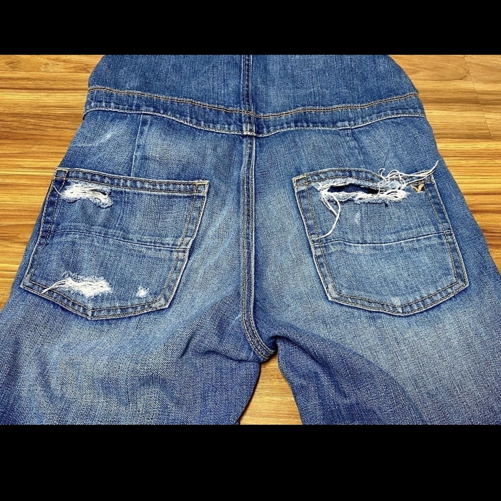 AEO Distressed Overalls - Picture 6 of 8